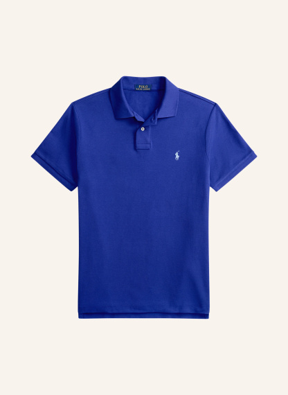 POLO RALPH LAUREN Piqué-Poloshirt Custom Slim Fit – BLAU (2)