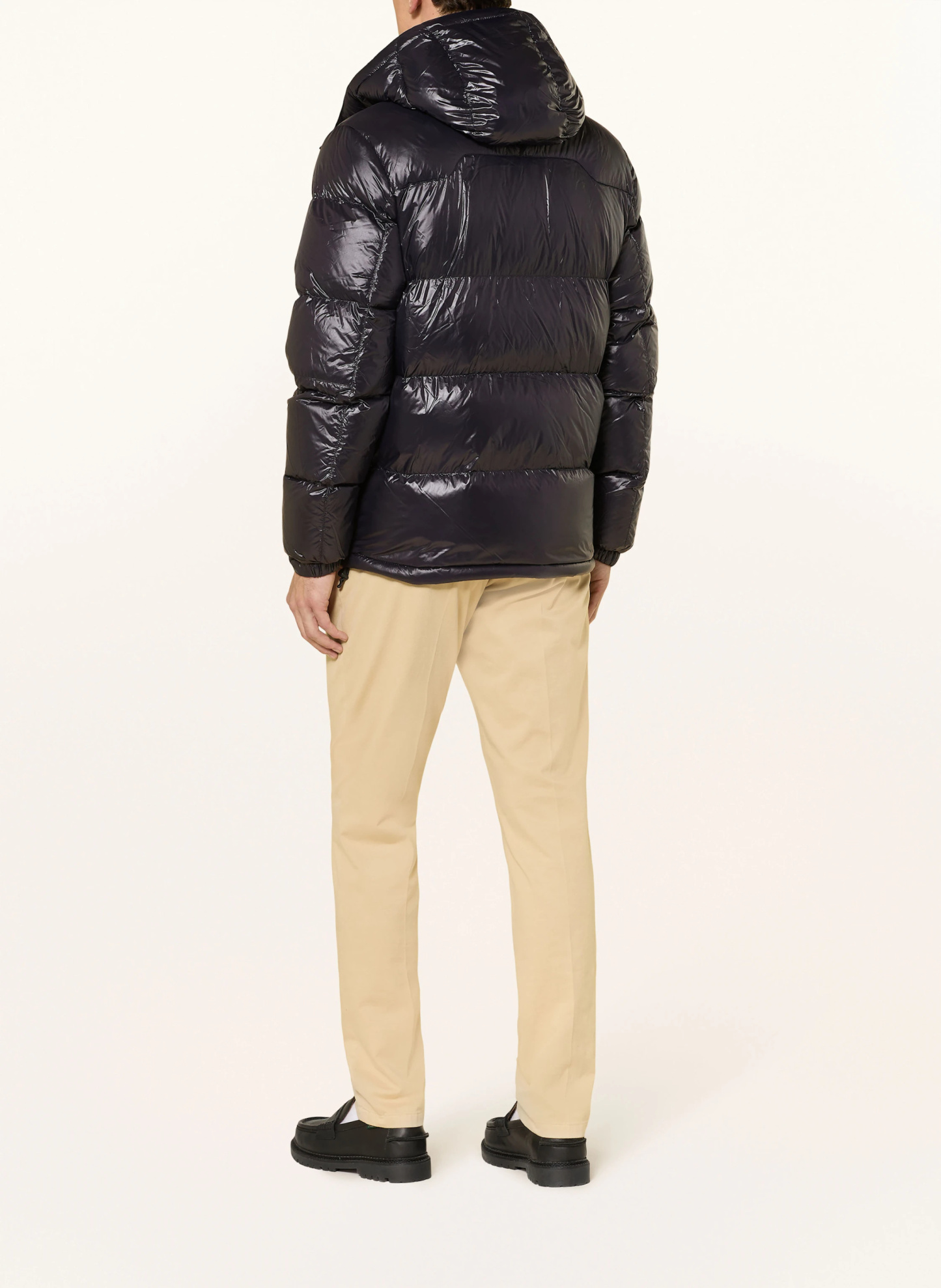 POLO RALPH LAUREN Daunenjacke GORHAM mit abnehmbarer Kapuze – SCHWARZ