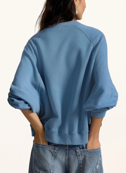 POLO RALPH LAUREN Pullover – BLAUGRAU / CREME / DUNKELBLAU
