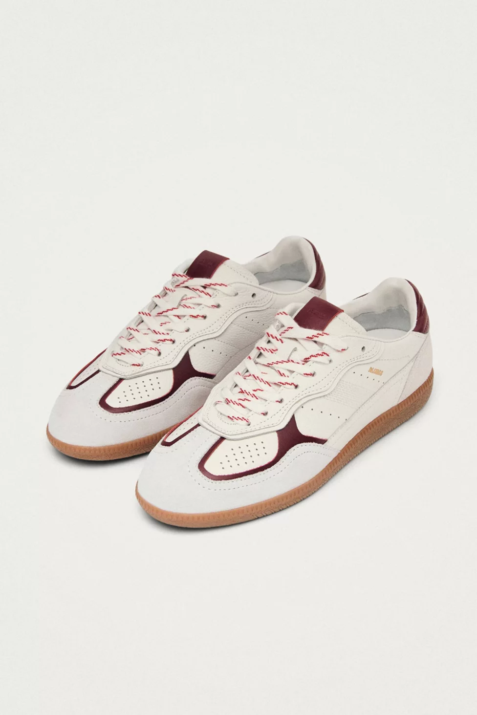 ALOHAS tb. 490 Leather Sneakers - White Burgundy