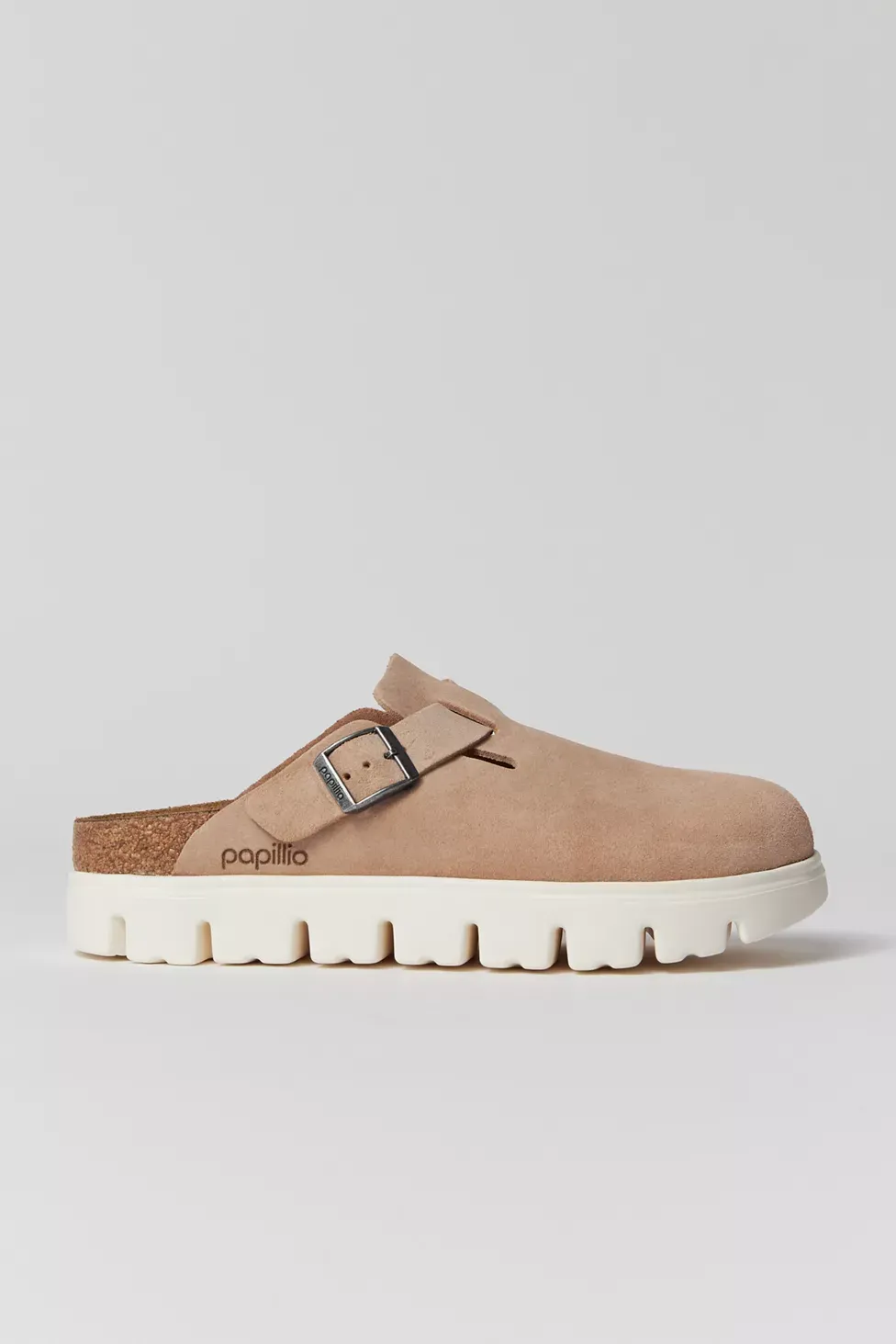 Birkenstock Women's Boston Chunky Suede Clogs - Warm Sand