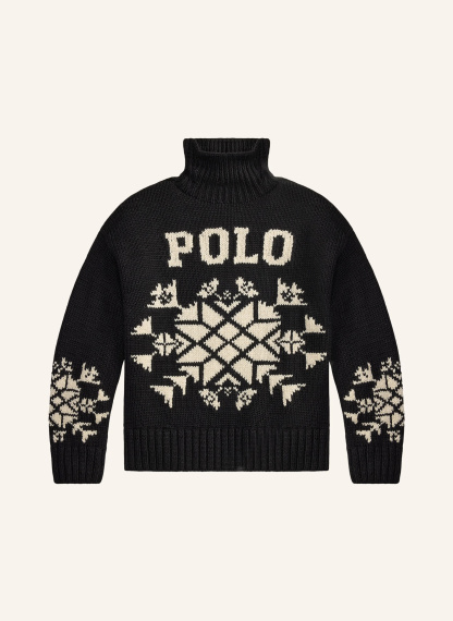 POLO RALPH LAUREN Pullover – SCHWARZ / WEISS