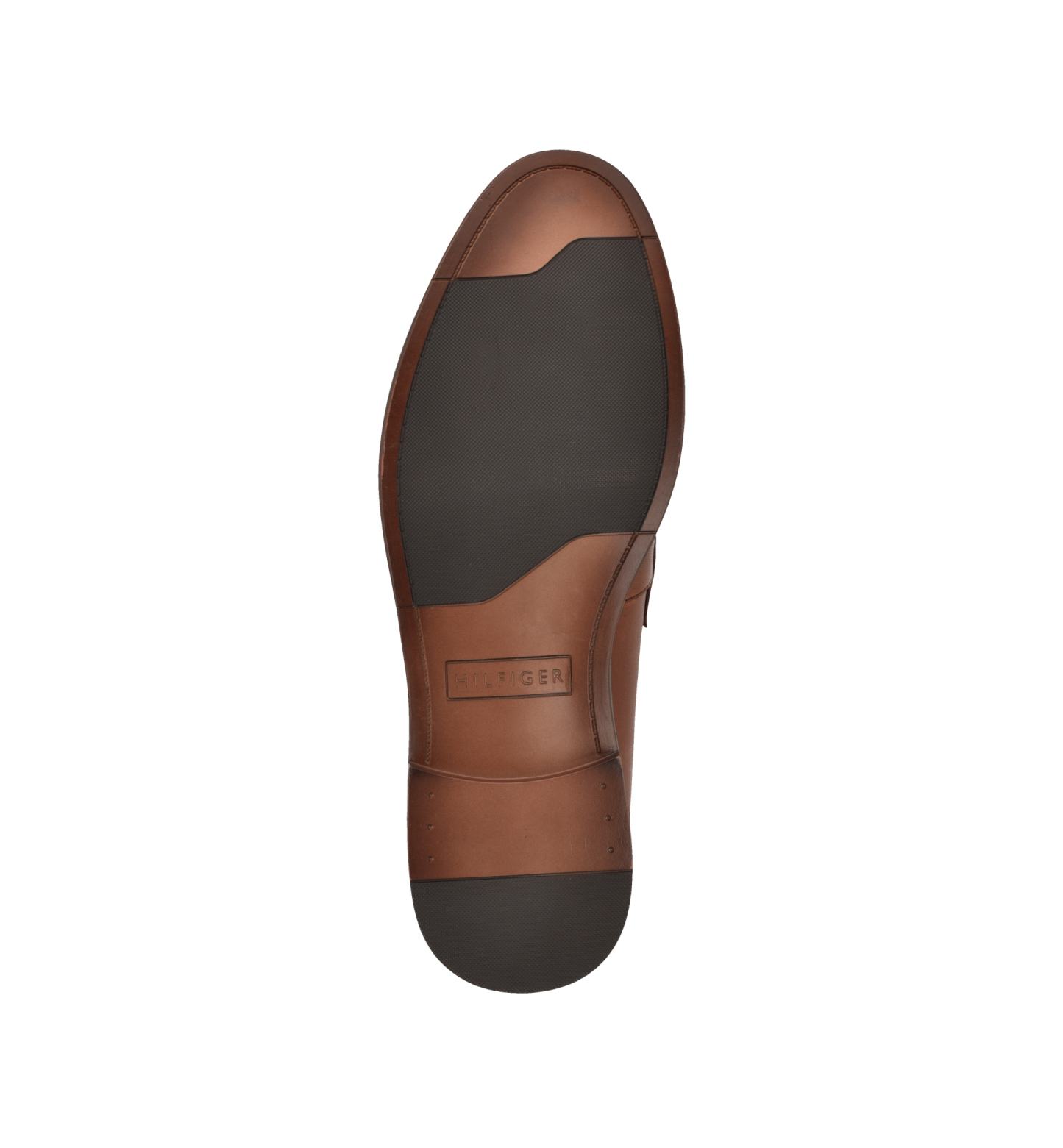 Tommy Hilfiger Men's Jezzon Leather Dress Loafers - Dark Natural Leather