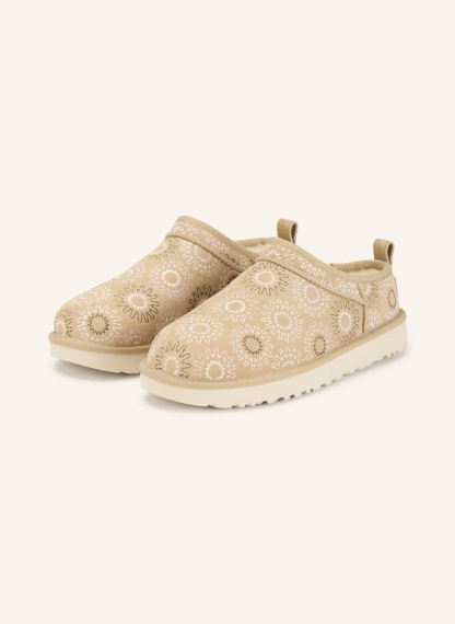 UGG Slipper CLASSIC MICRO SUN STITCH – BEIGE / ROSA / CREME
