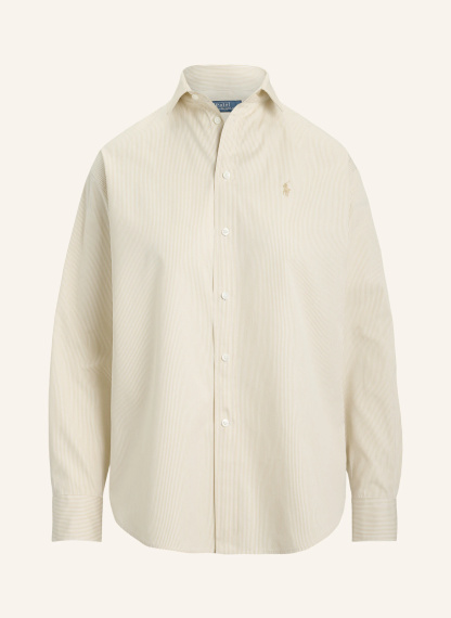 POLO RALPH LAUREN Hemdbluse – CAMEL / WEISS