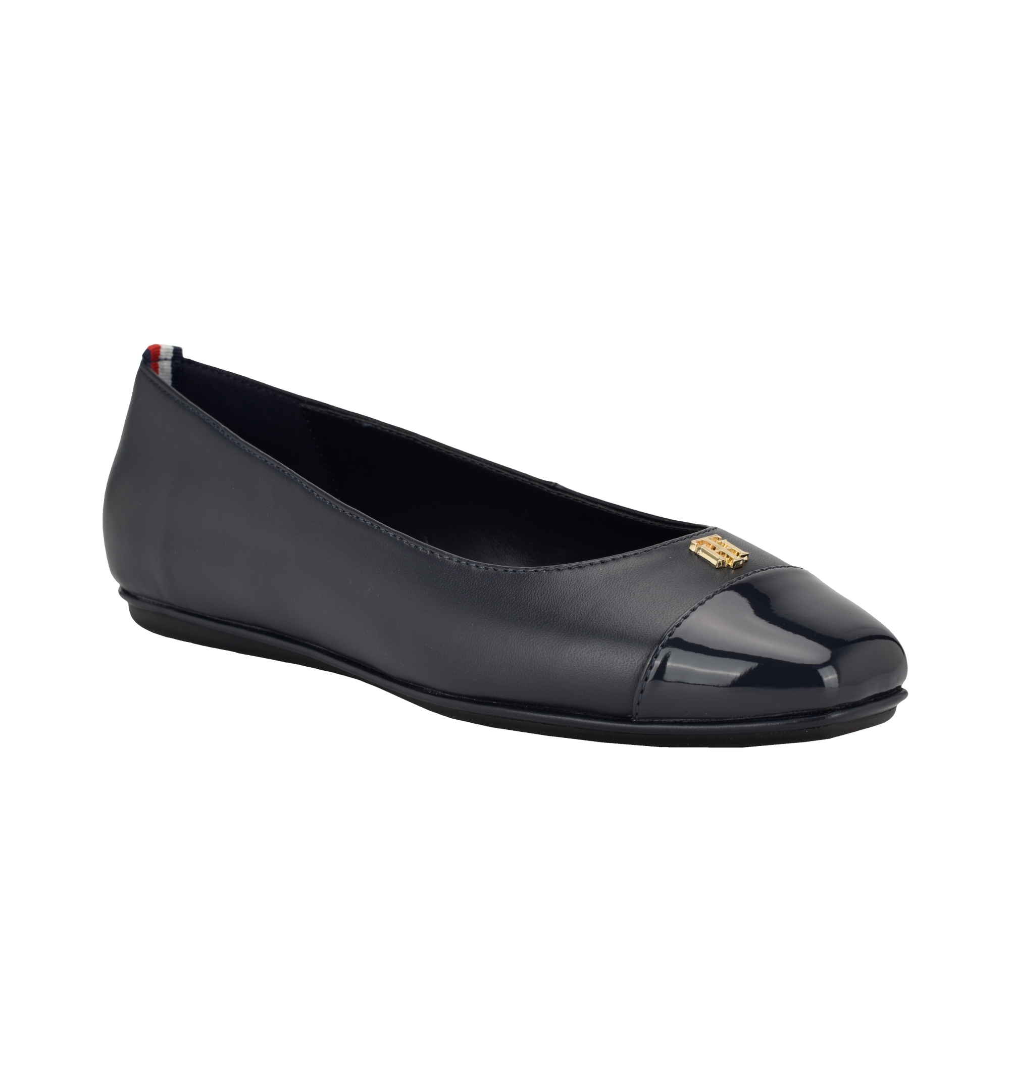 Tommy Hilfiger Women's Bekim Cap Toe Ballet Flats - Dark Blue
