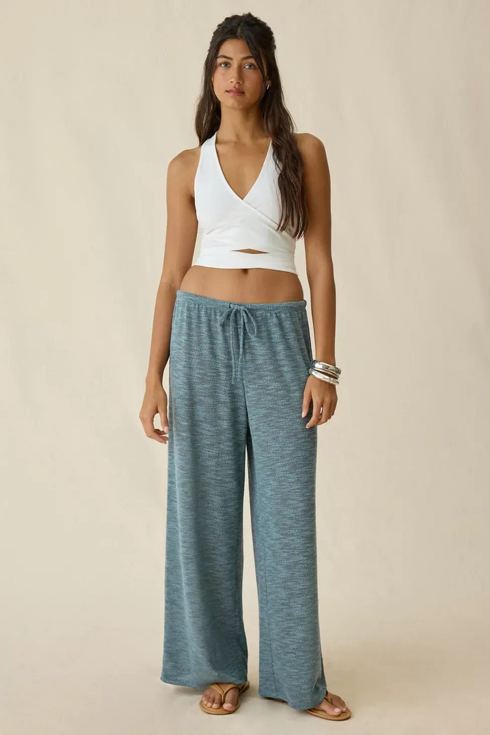 Out From Under Bella Semi-Sheer Swit Beach Pants - Deep Teal