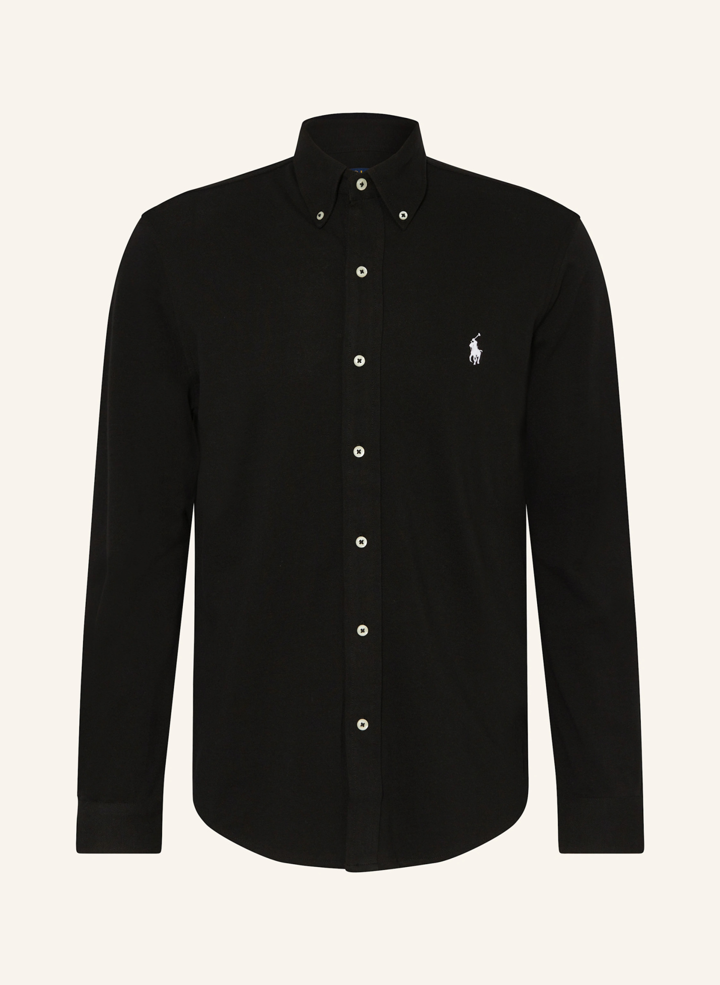 POLO RALPH LAUREN Piqué-Hemd Custom Fit – SCHWARZ (2)