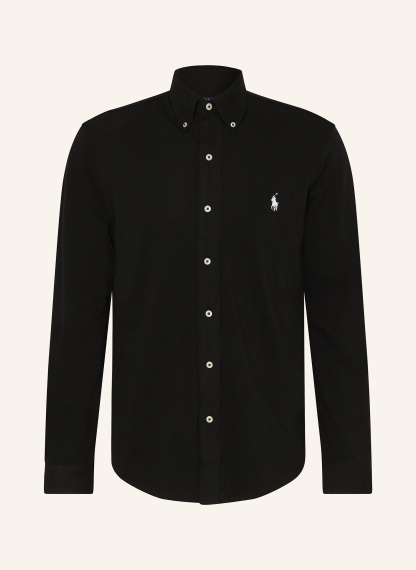 POLO RALPH LAUREN Piqué-Hemd Custom Fit – SCHWARZ (2)