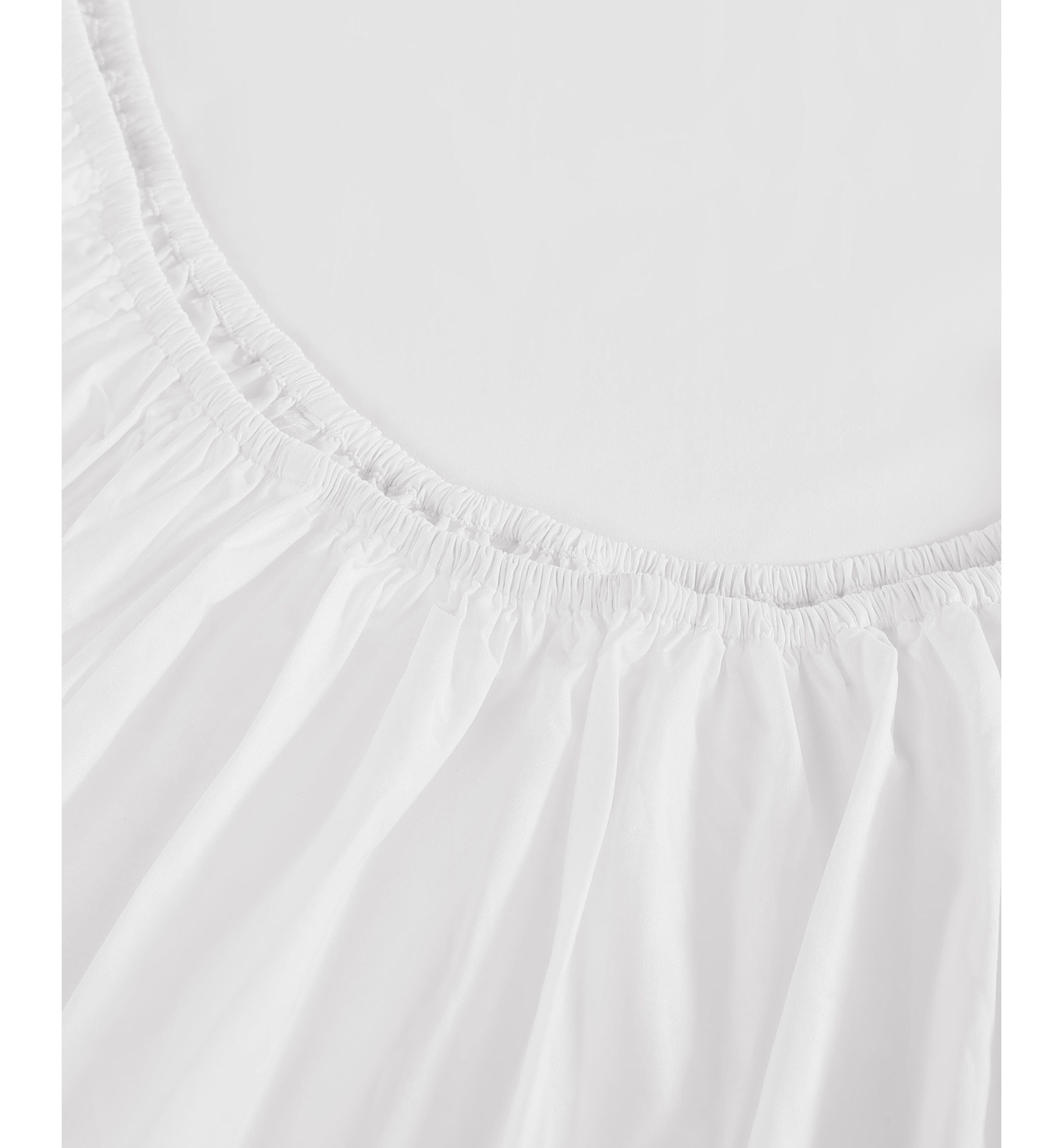 Tommy Hilfiger Solid 200-Thread Count Hem Stripe Cotton Percale Sheet Set - White