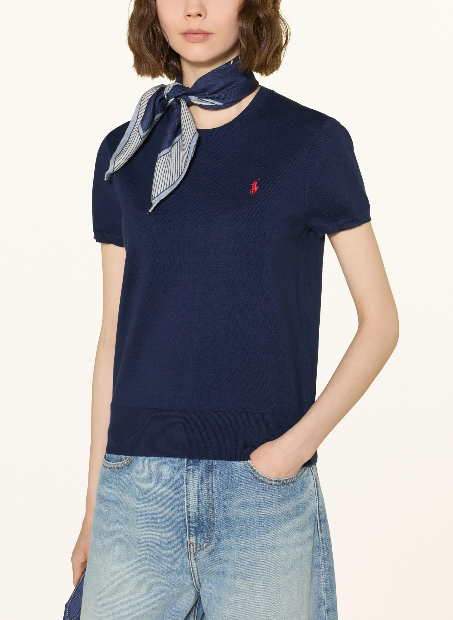 POLO RALPH LAUREN Strickshirt – DUNKELBLAU