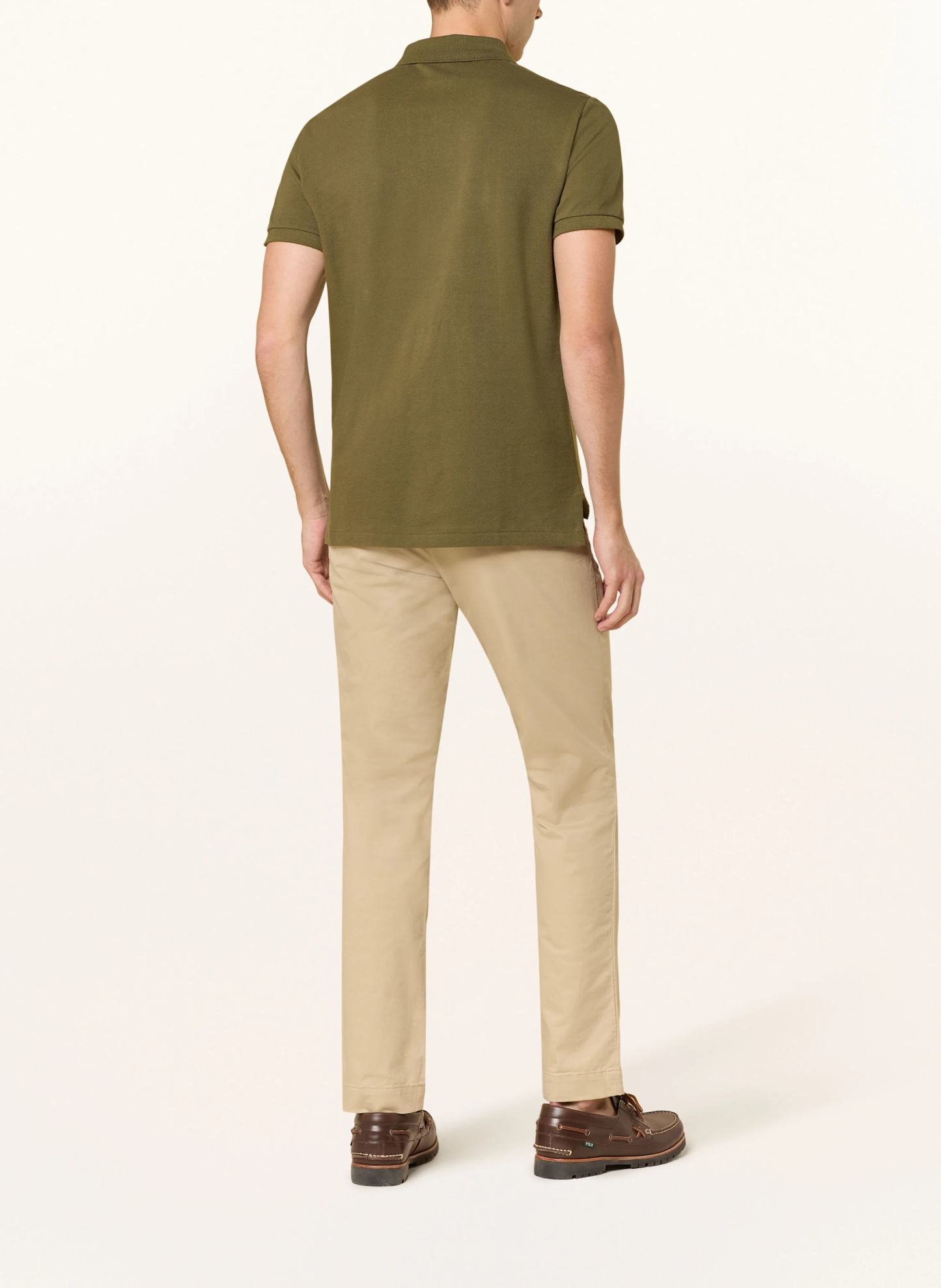 POLO RALPH LAUREN Piqué-Poloshirt Custom Slim Fit – KHAKI