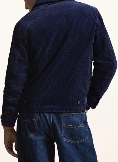 POLO RALPH LAUREN Cord-Overjacket – DUNKELBLAU