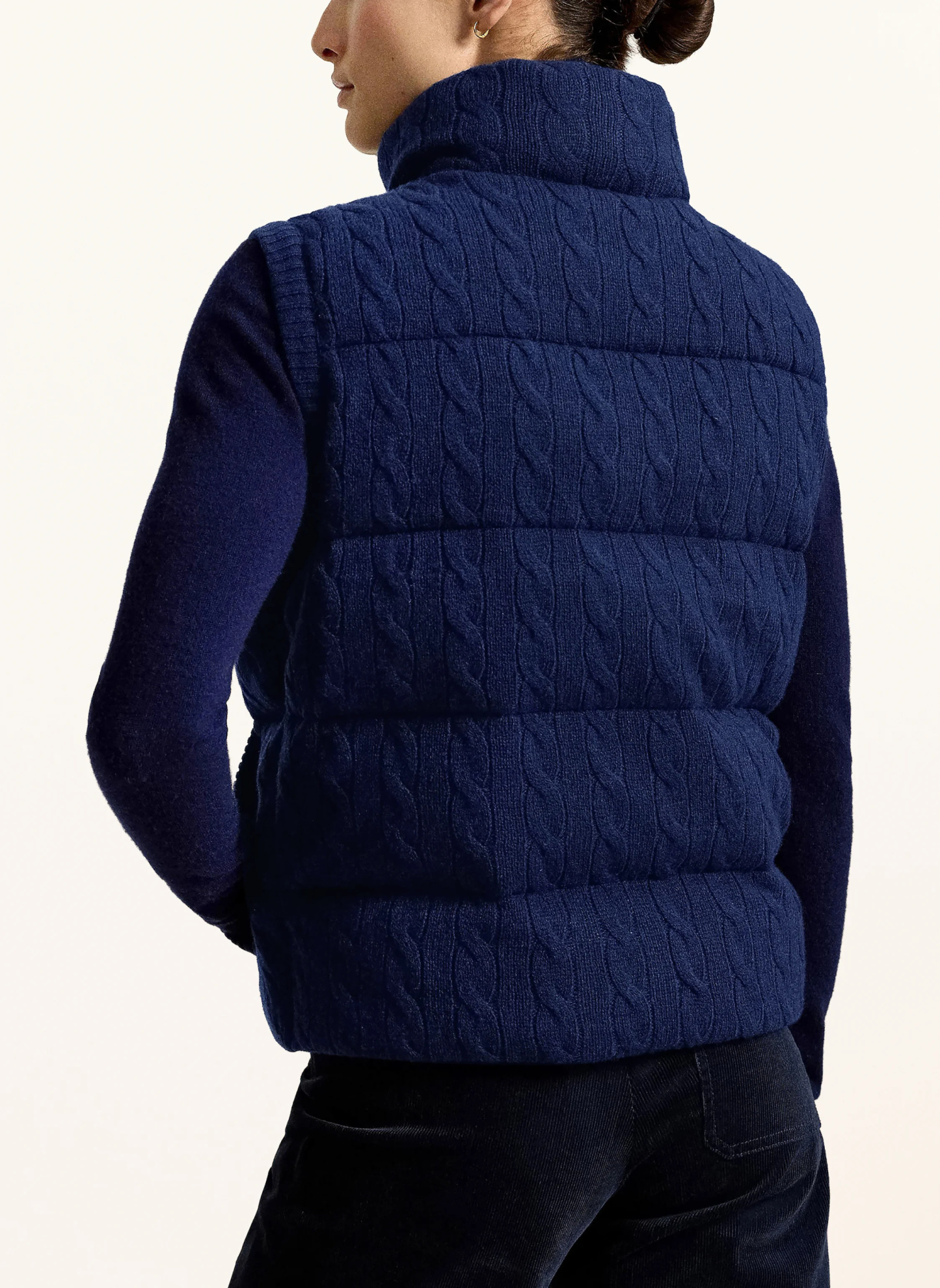 POLO RALPH LAUREN Steppweste – DUNKELBLAU / ROT