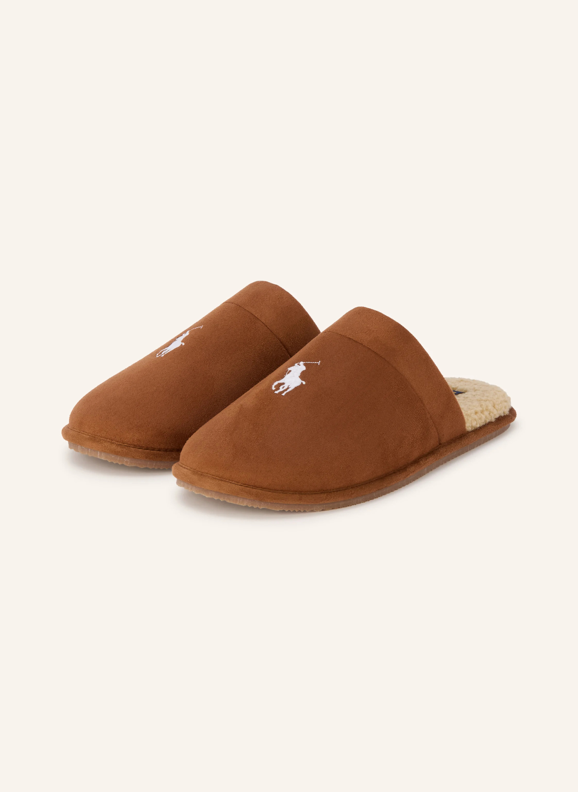 POLO RALPH LAUREN Hausschuhe KLARENCE – BRAUN