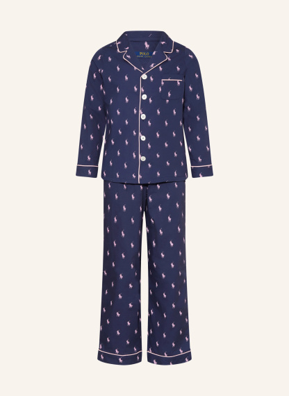 POLO RALPH LAUREN Schlafanzug – DUNKELBLAU / ROSA