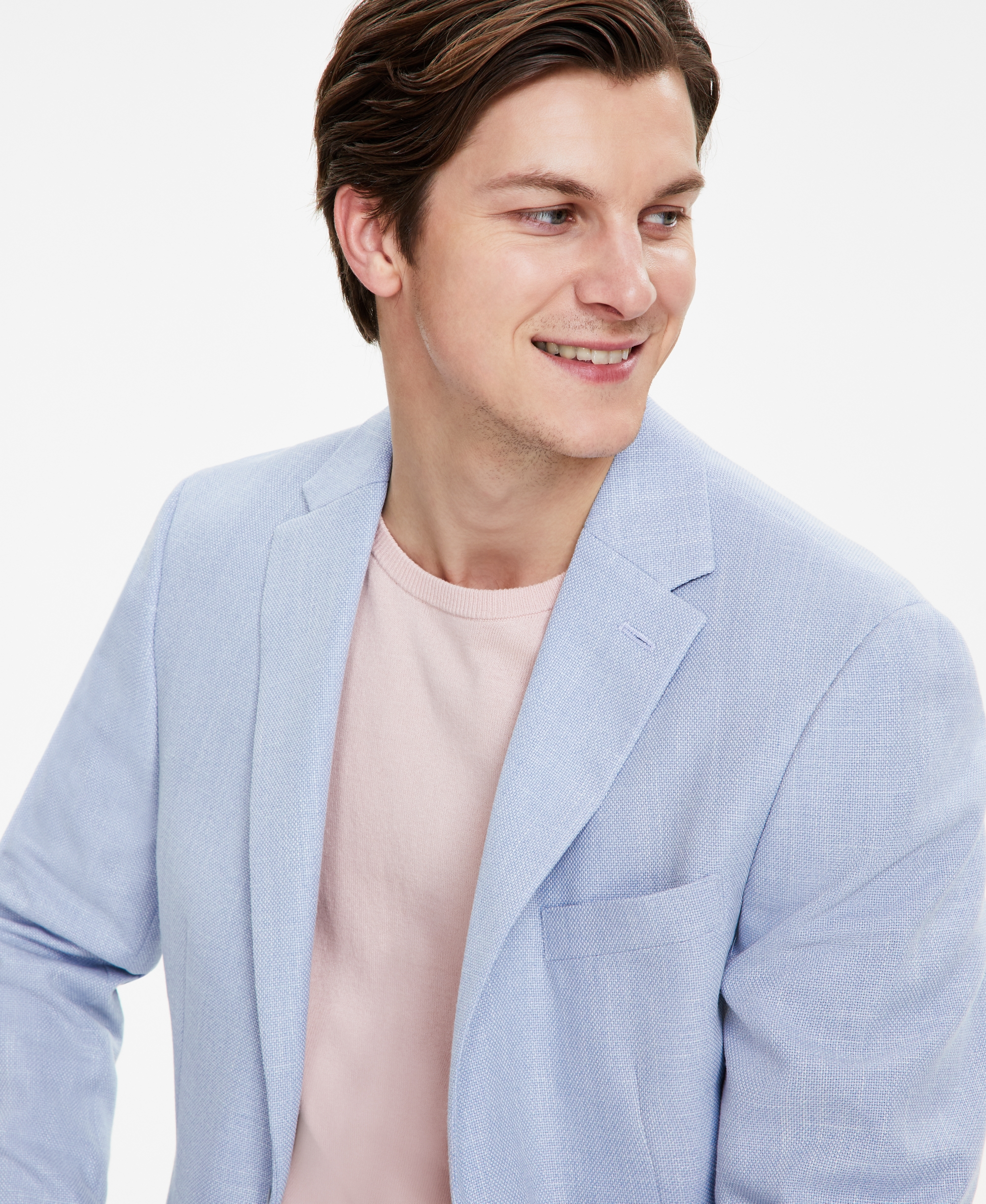 Tommy Hilfiger Men's Modern-Fit Patterned Blazer - Light Blue