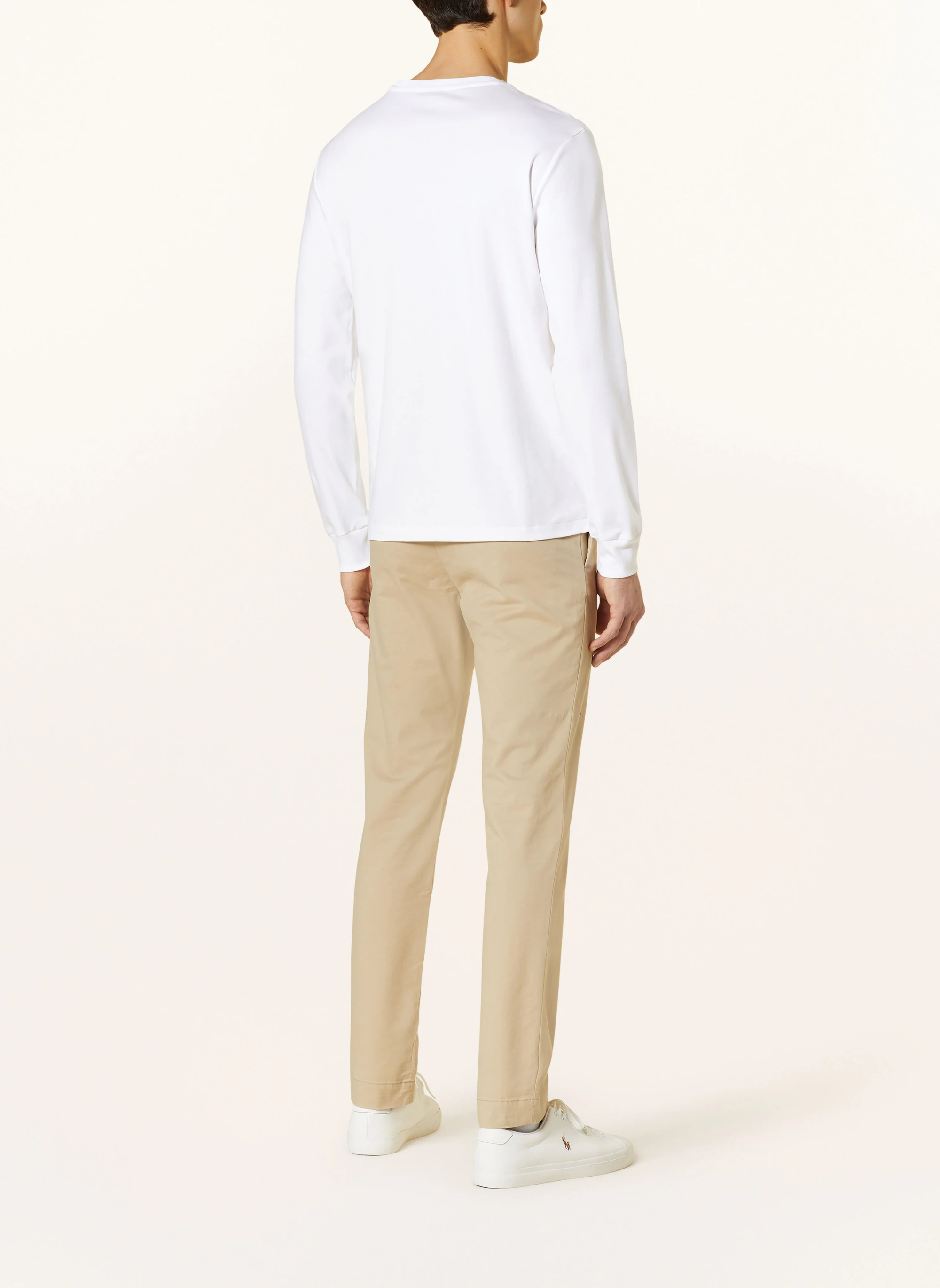 POLO RALPH LAUREN Longsleeve – WEISS