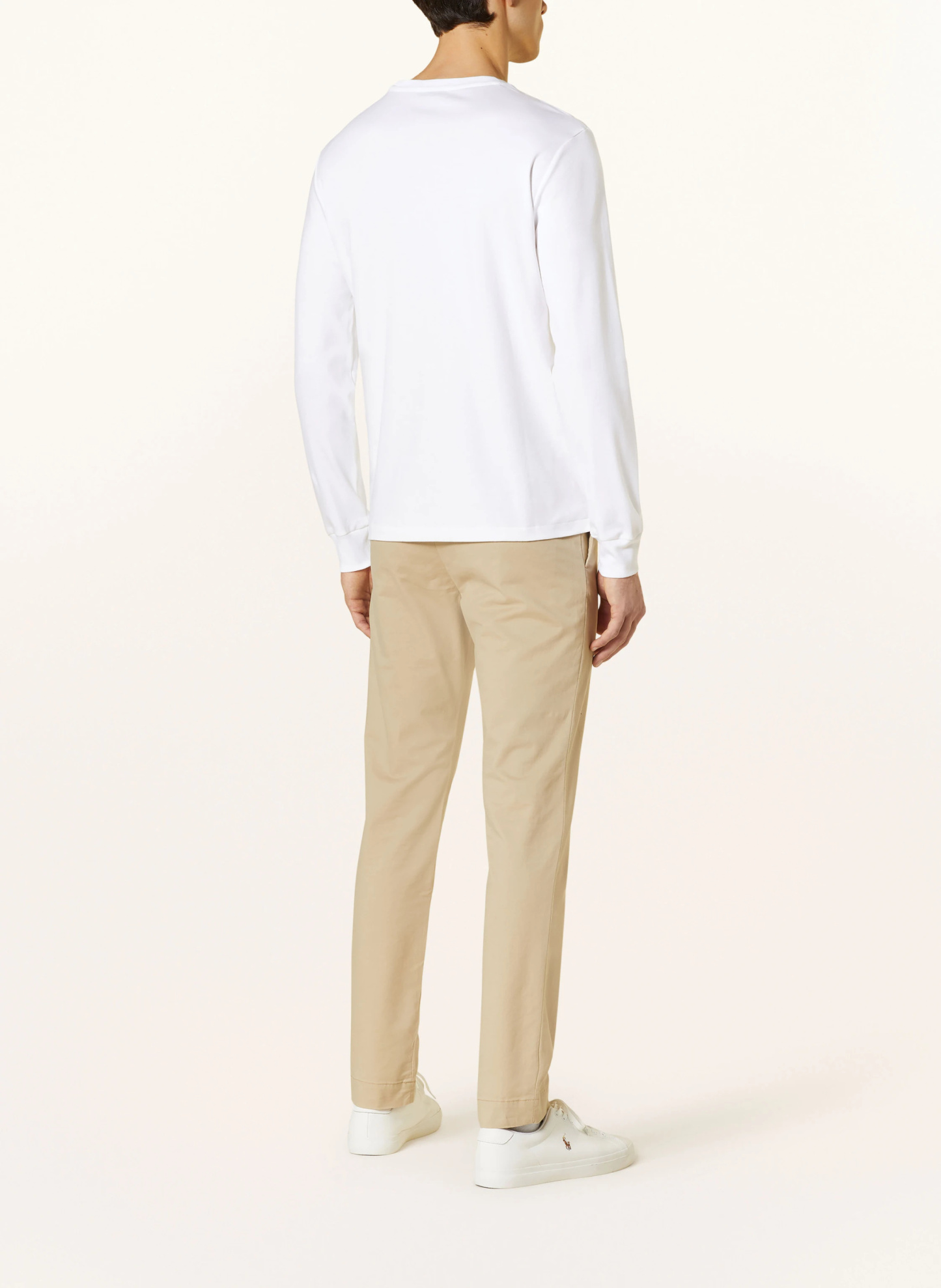POLO RALPH LAUREN Longsleeve – WEISS