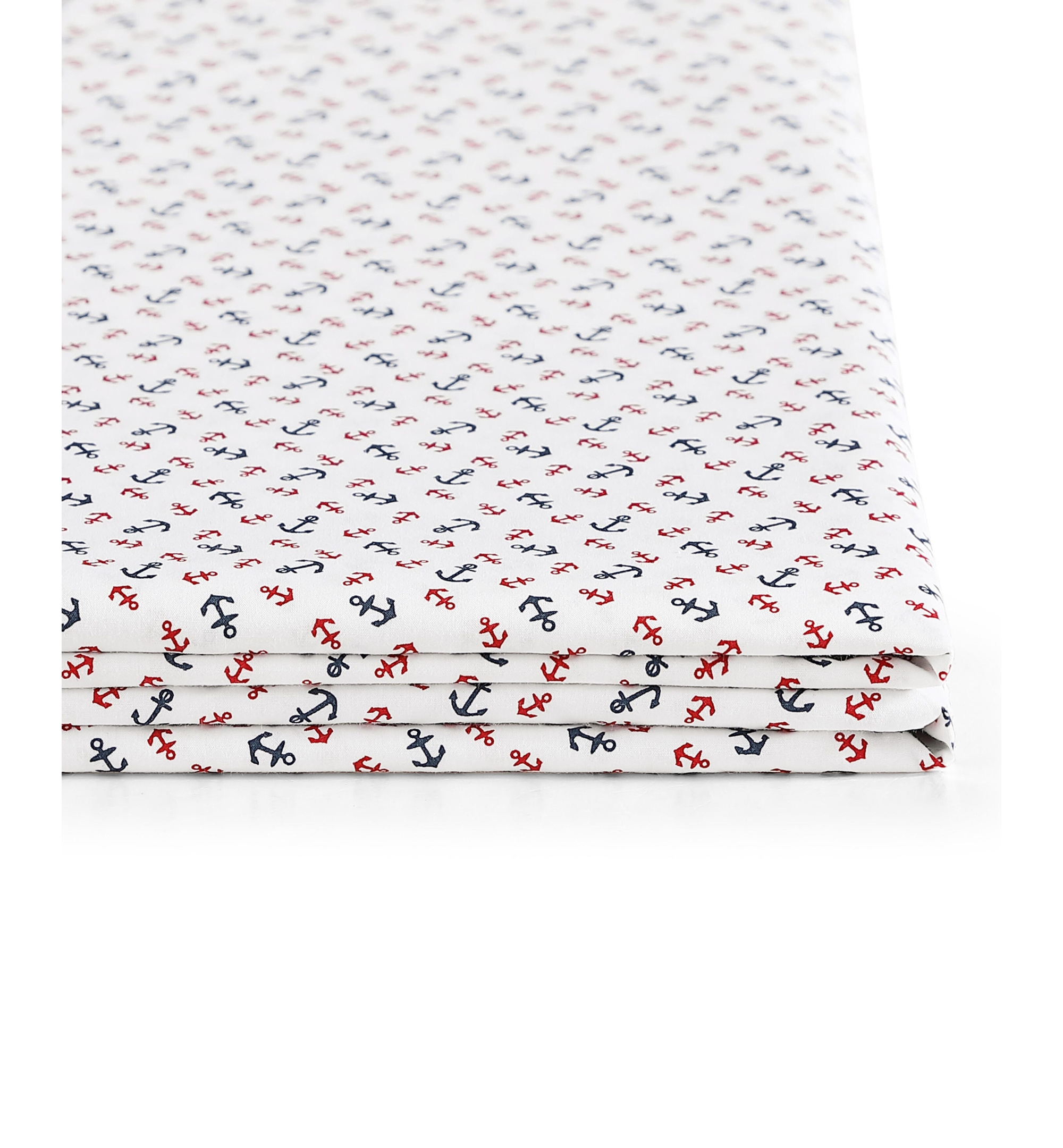 Tommy Hilfiger Printed 200-Thread Count Cotton Percale Sheet Set - Atlantic Anchors