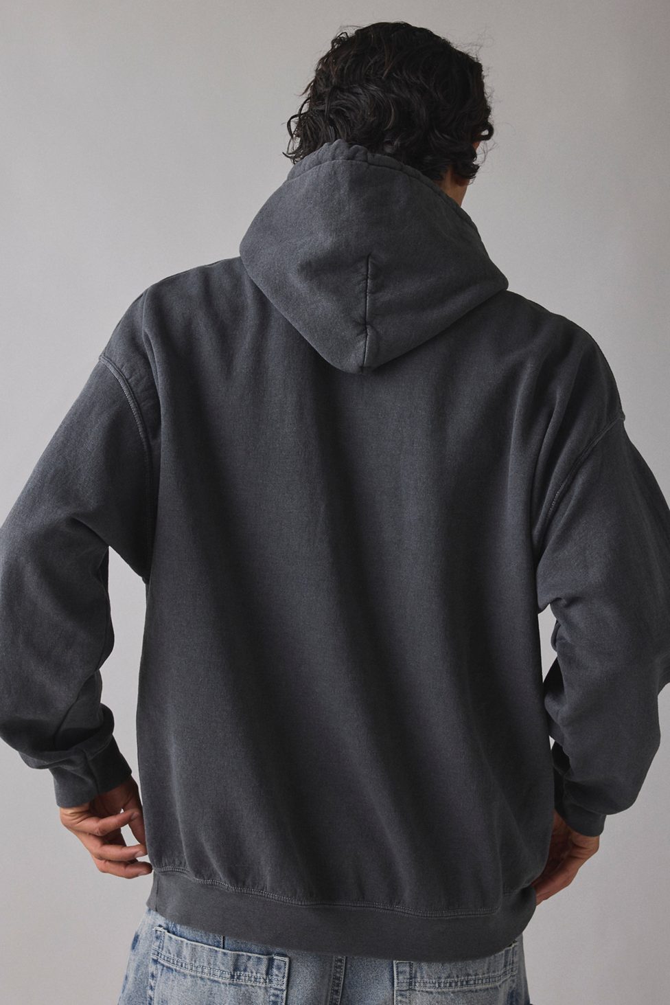 Montana Treasure State Graphic Hoodie Sweatshirt - Washed Black