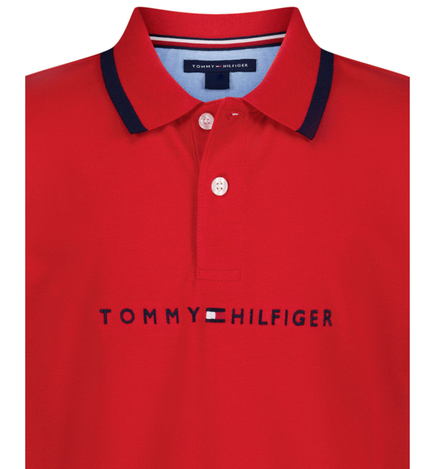 Tommy Hilfiger Boys' 8-20 Tomas Short-Sleeve Tipped Polo Shirt - Tommy Red