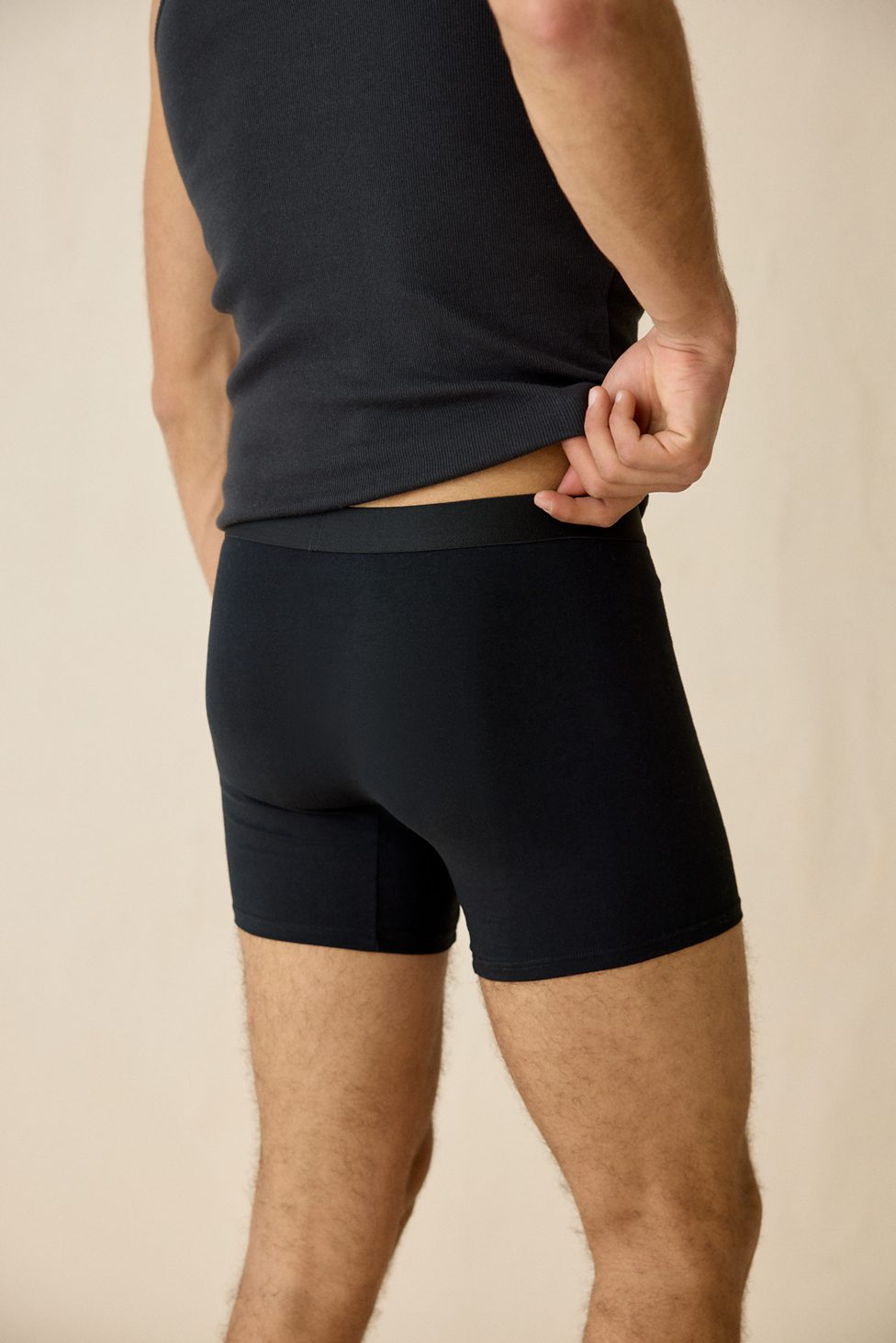 Standard Cloth Stretch Boxer Brief 5-Pack - Black