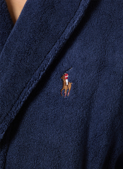POLO RALPH LAUREN Herren-Bademantel – DUNKELBLAU
