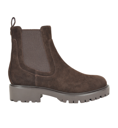 Tommy Hilfiger Women's Valma Chelsea Lug Sole Booties - Dark Brown