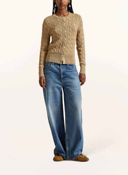 POLO RALPH LAUREN Strickjacke – CAMEL