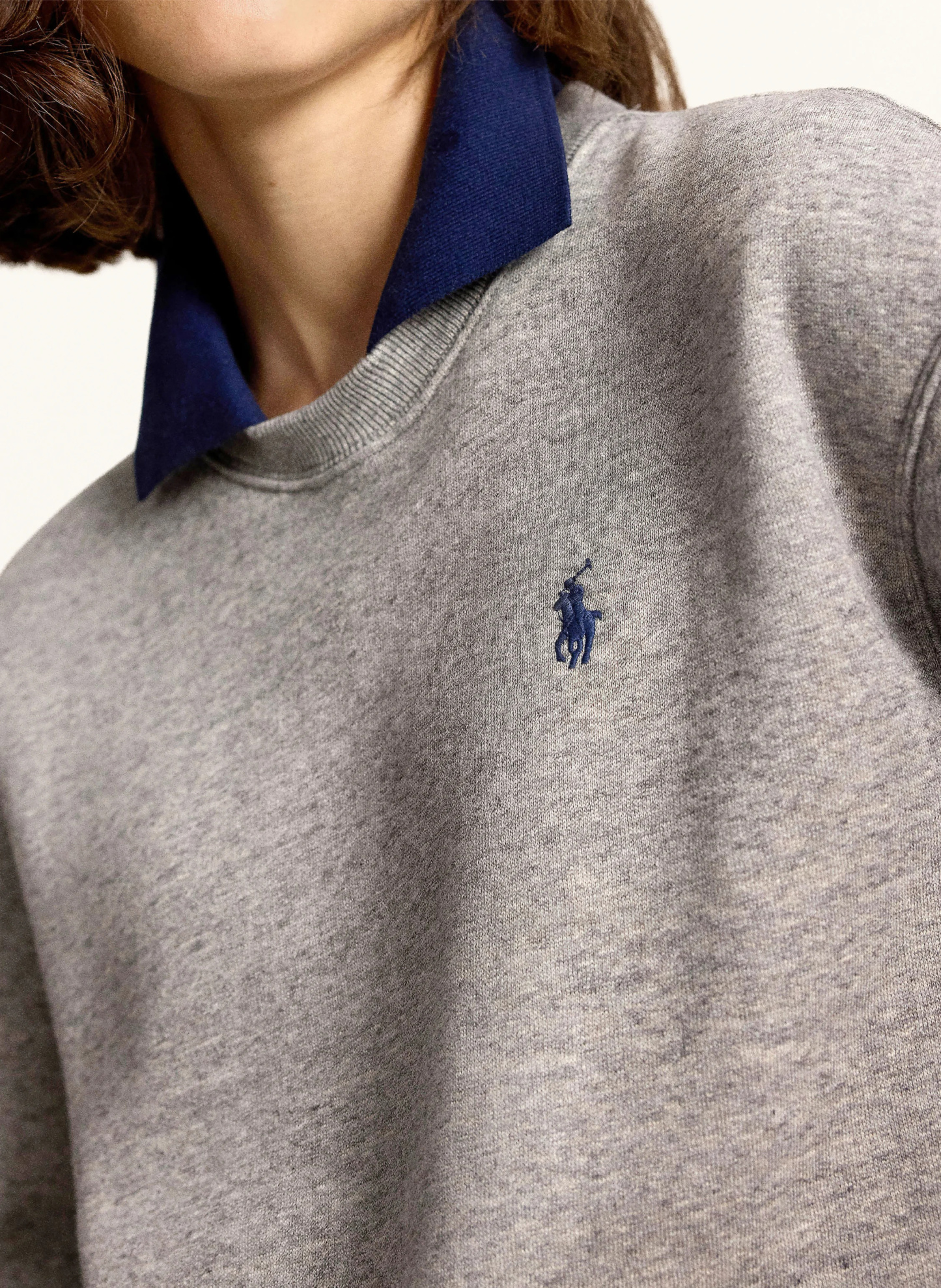 POLO RALPH LAUREN Sweatshirt – GRAU / DUNKELBLAU
