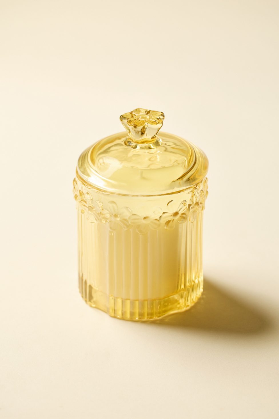 Glass Flower Jar 7 oz Scented Candle - Stay & Wander