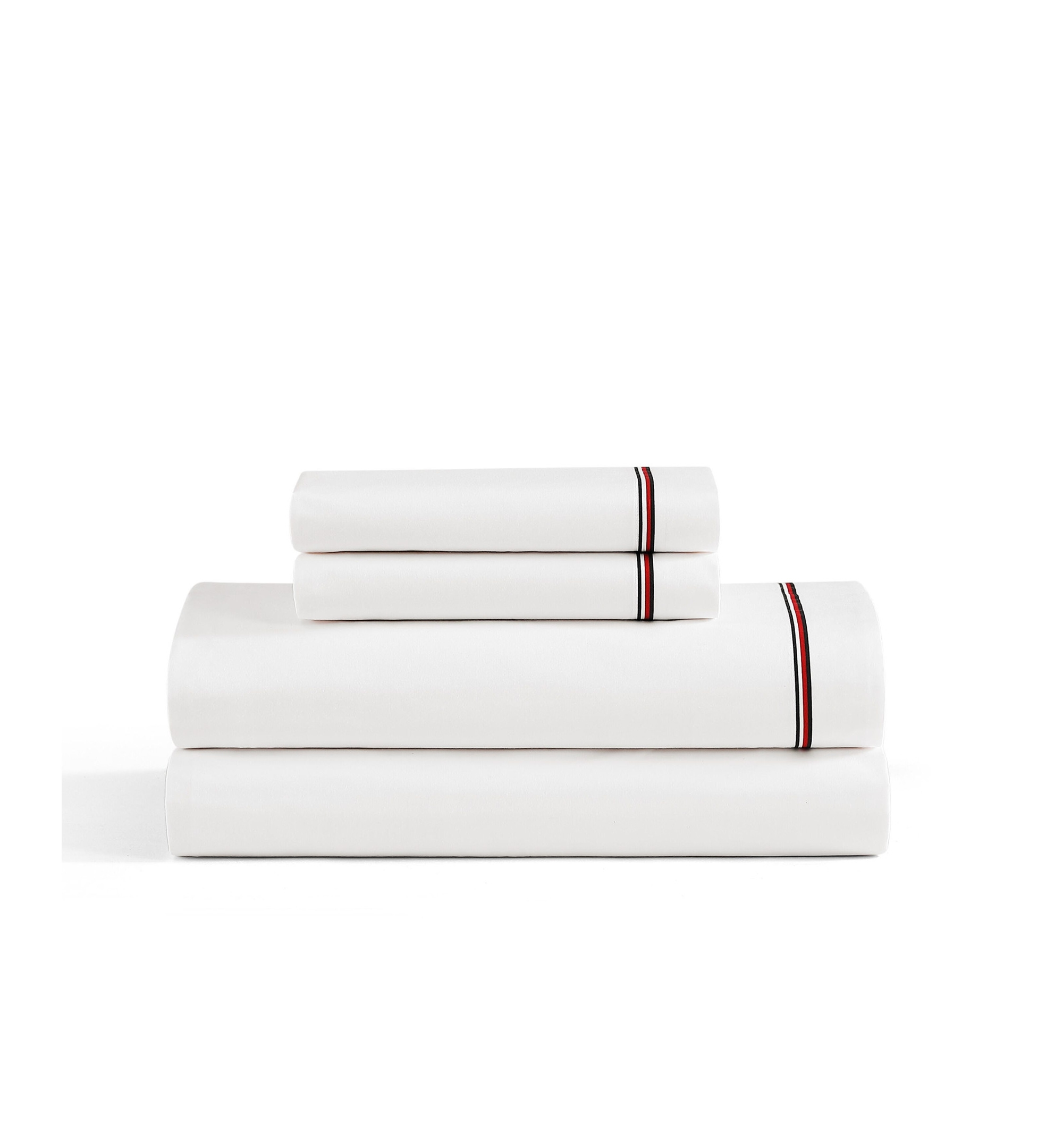 Tommy Hilfiger Printed 200-Thread Count Cotton Percale Sheet Set - Global Stripe