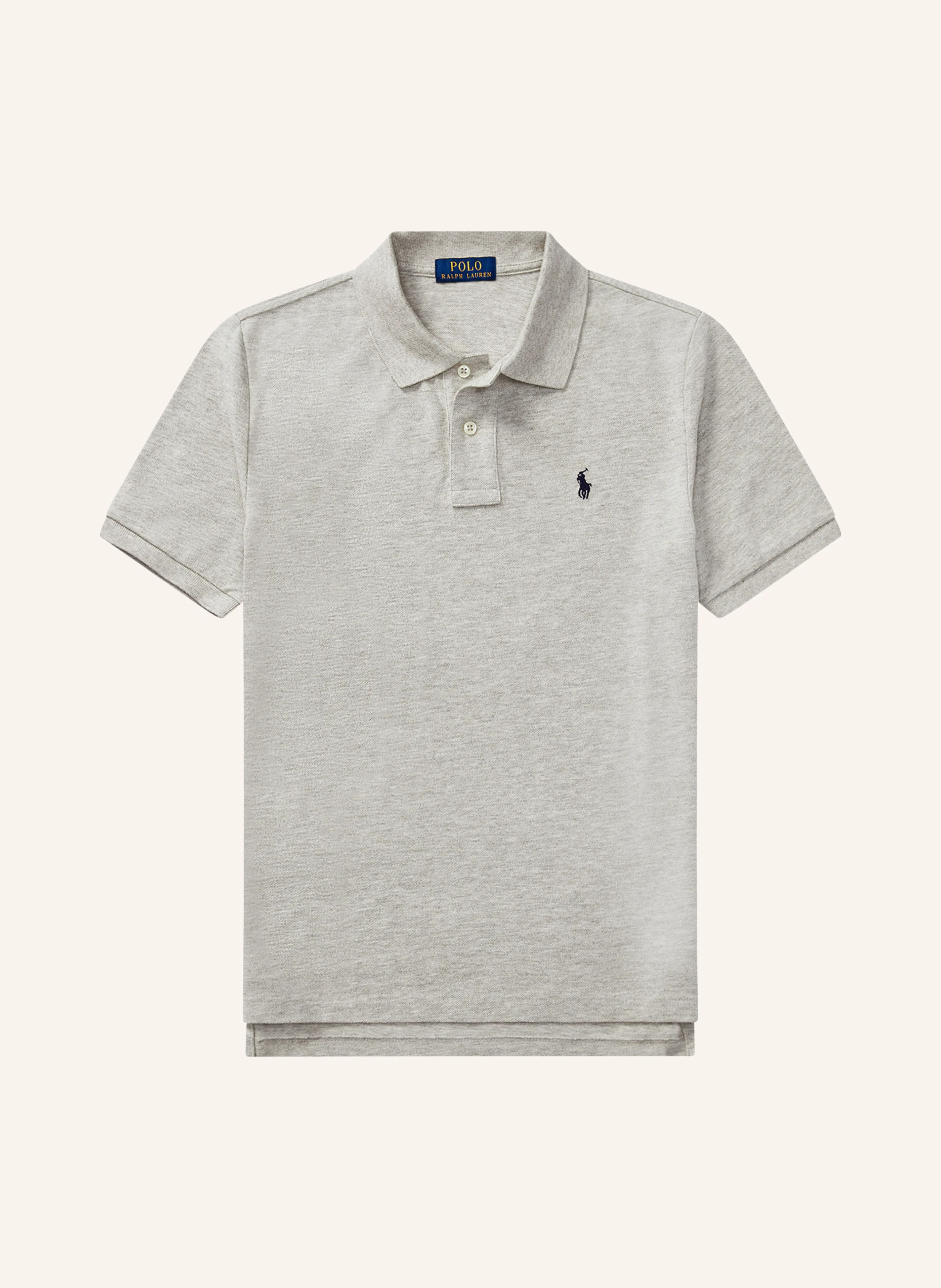 POLO RALPH LAUREN Piqué-Poloshirt Classic Fit – HELLGRAU