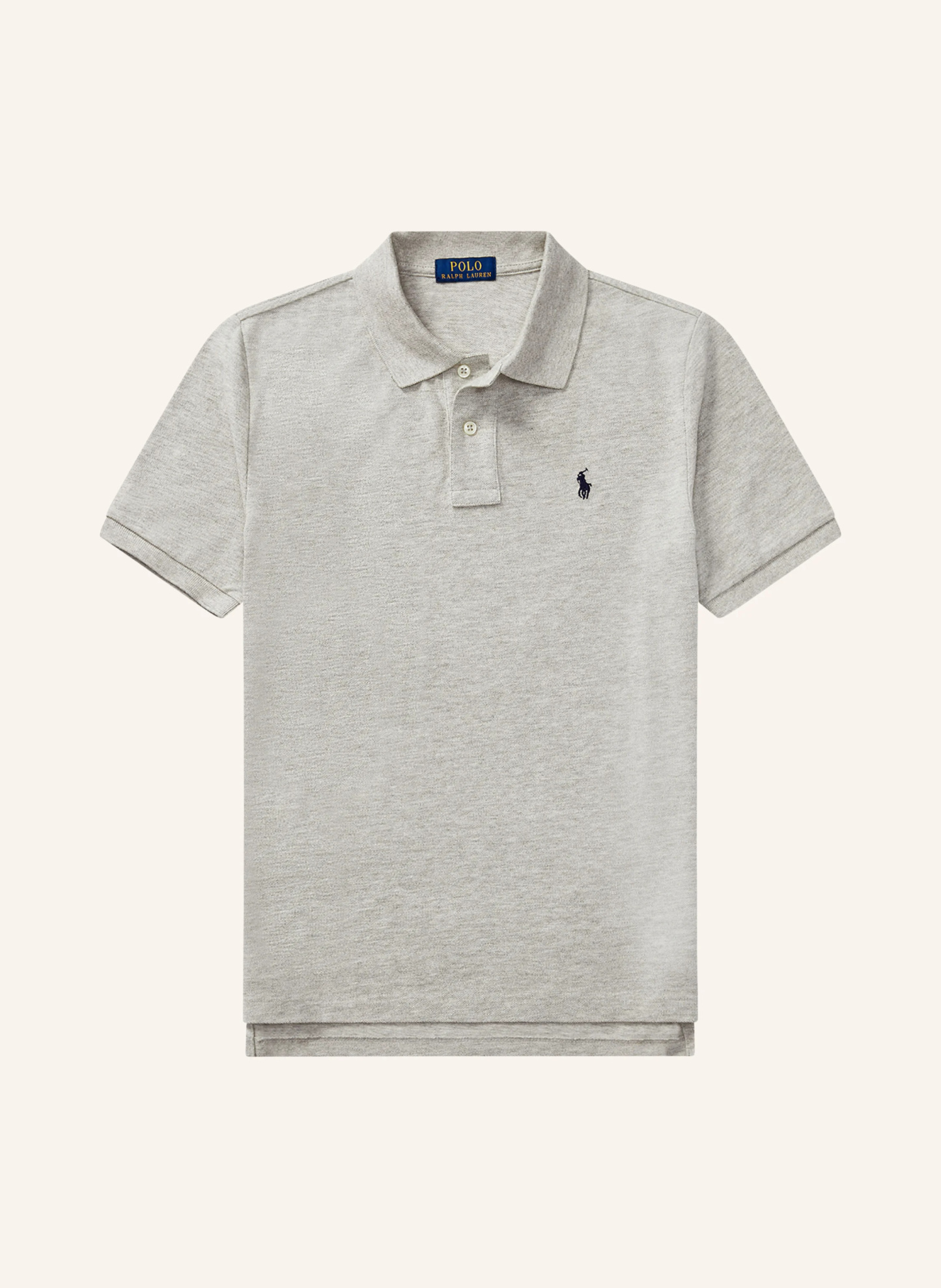 POLO RALPH LAUREN Piqué-Poloshirt Classic Fit – HELLGRAU