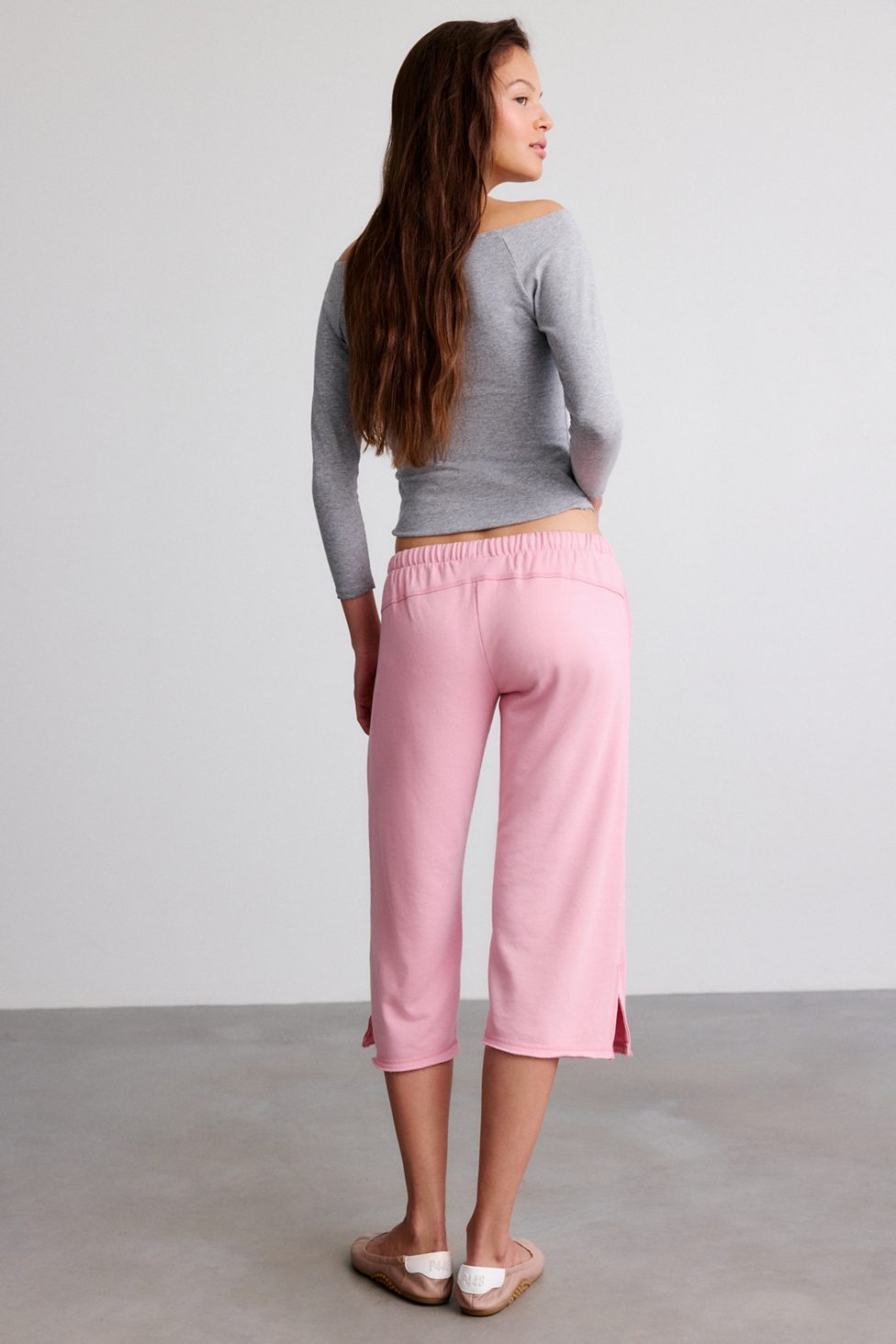 Out From Under Spring Breaker Slouch Capri Pants - Pink