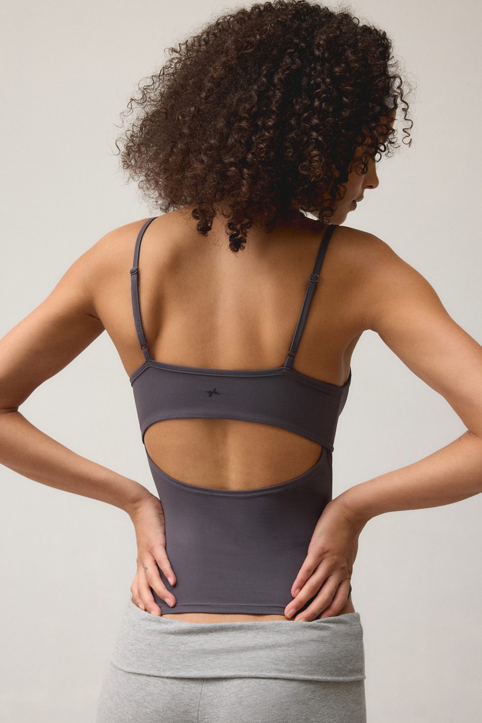 Out From Under Fuseform Cutout Cami - Dark Grey