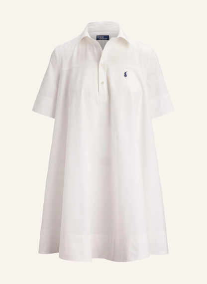 POLO RALPH LAUREN Hemdblusenkleid – WEISS