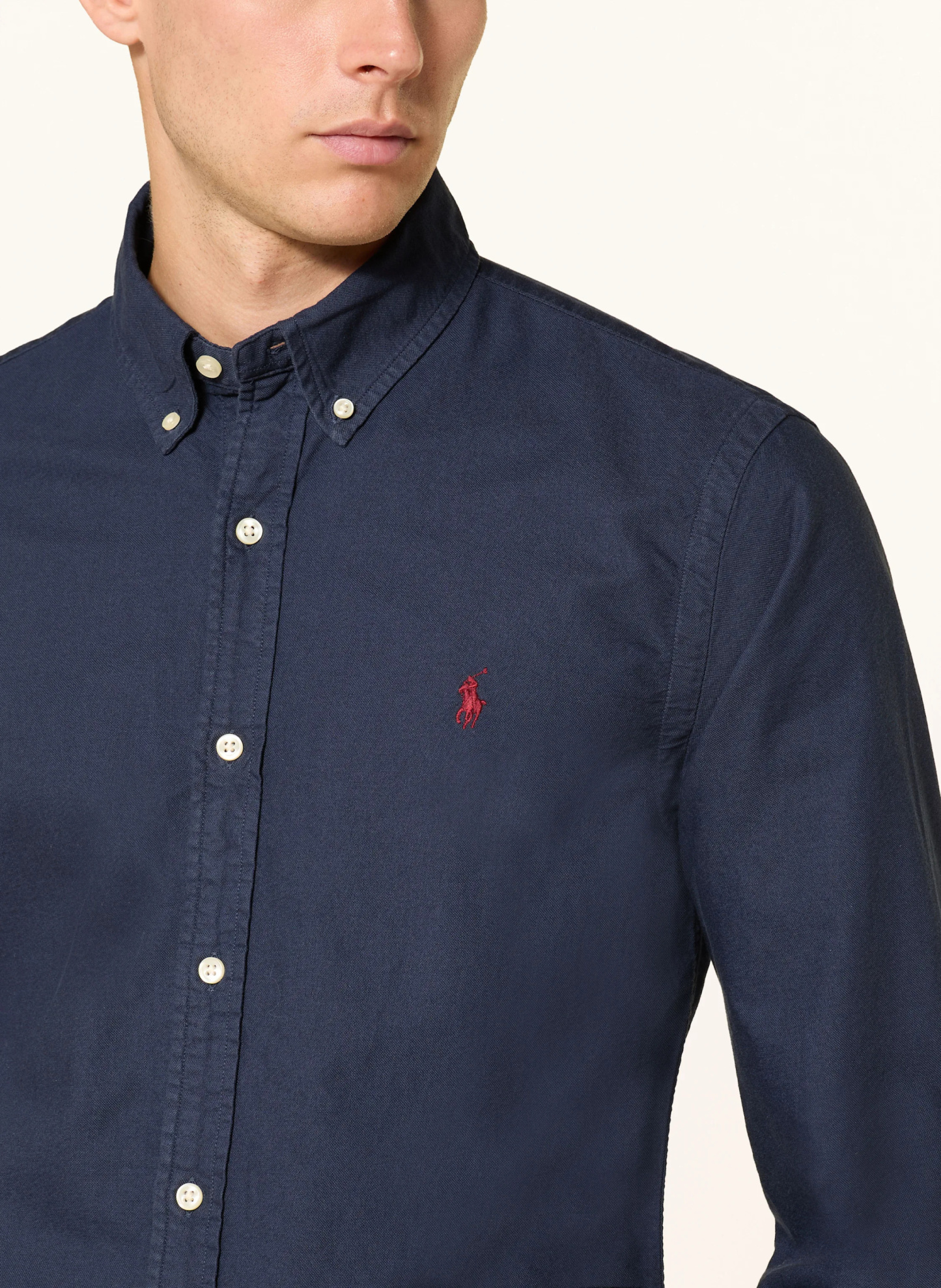 POLO RALPH LAUREN Hemd Slim Fit – DUNKELBLAU