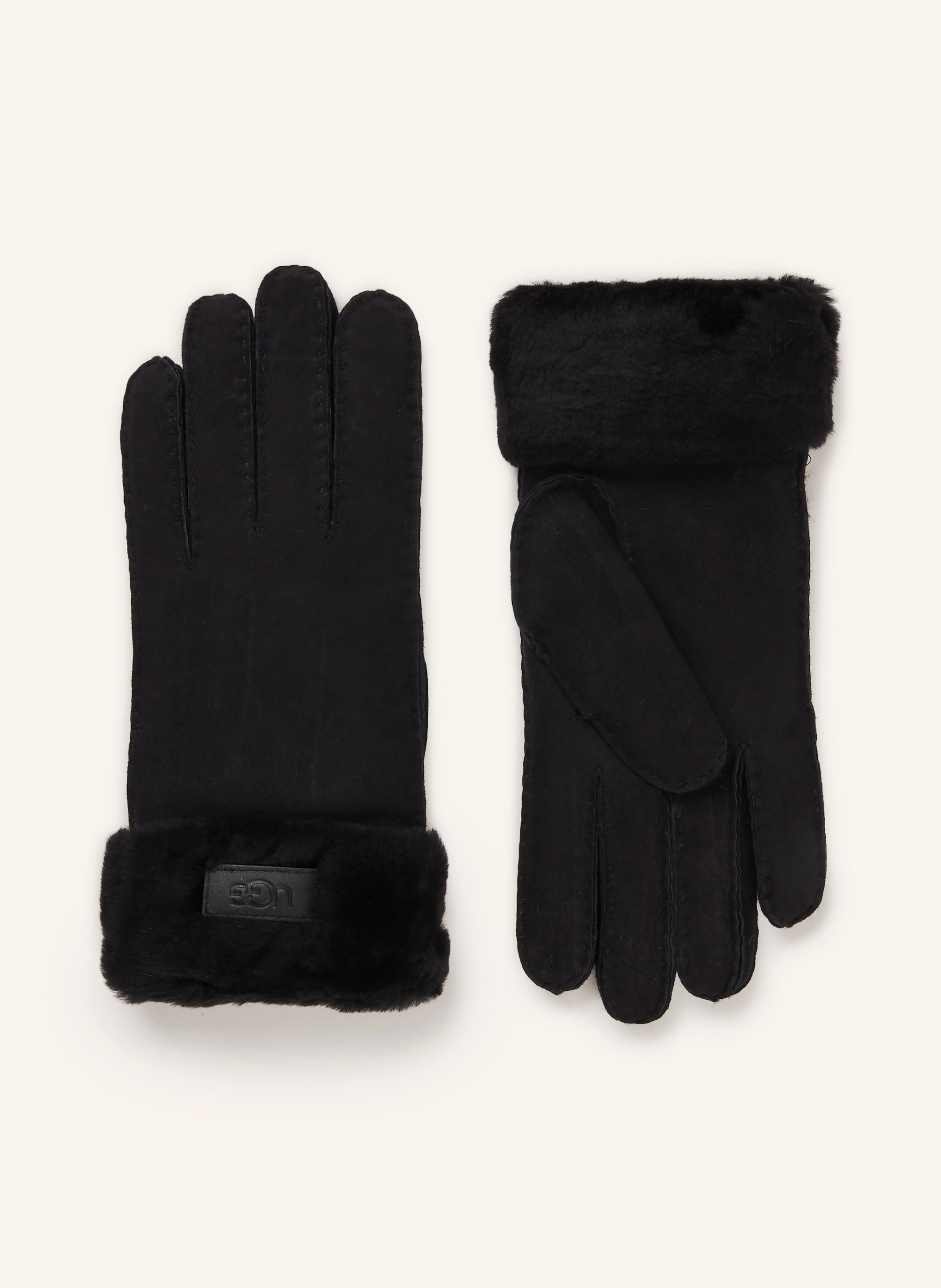UGG Lederhandschuhe – SCHWARZ