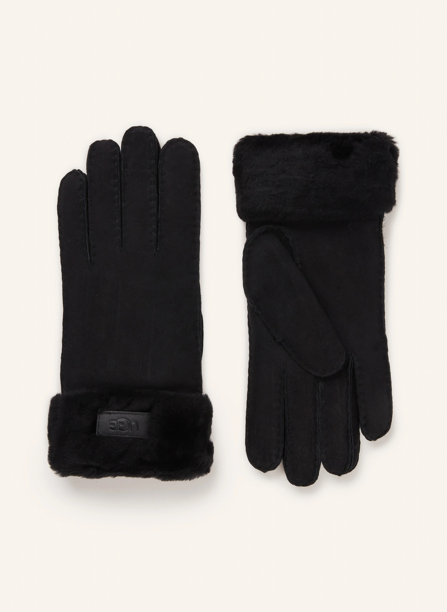 UGG Lederhandschuhe – SCHWARZ