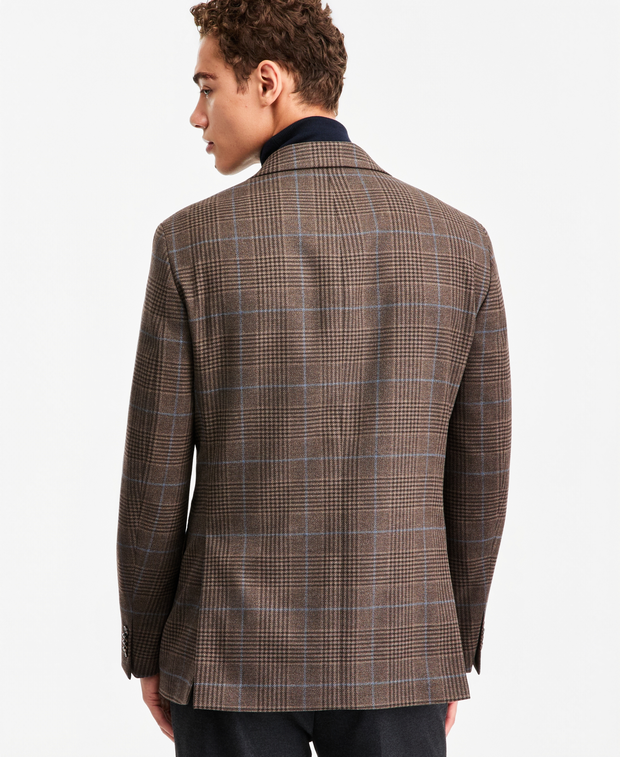 Tommy Hilfiger Men's Modern-Fit Patterned Sport Coat - Brown