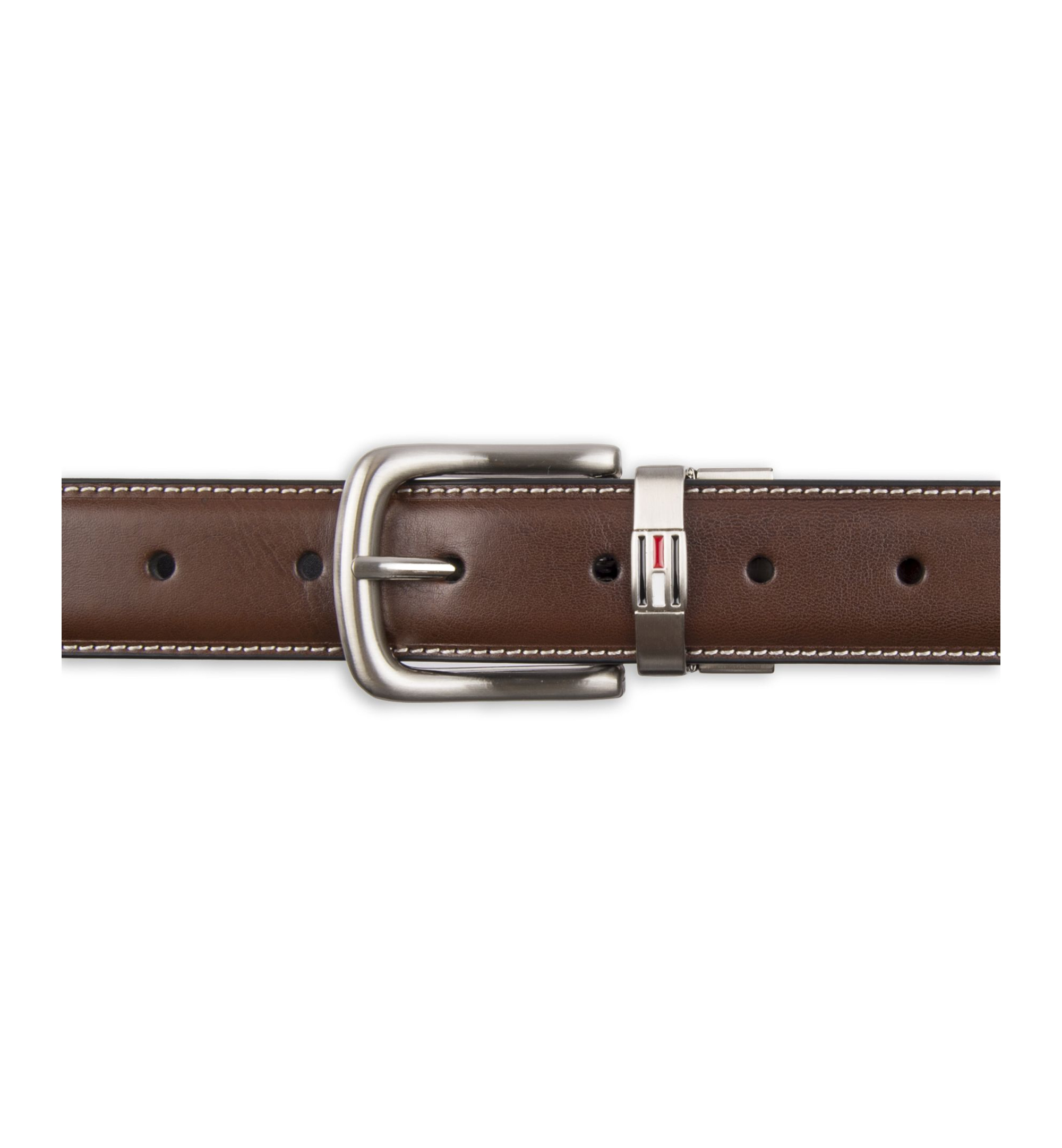 32MM Tommy Hilfiger Leather Reversible Dress Men's Belt - Brown/Black