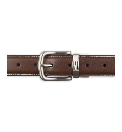 32MM Tommy Hilfiger Leather Reversible Dress Men's Belt - Brown/Black