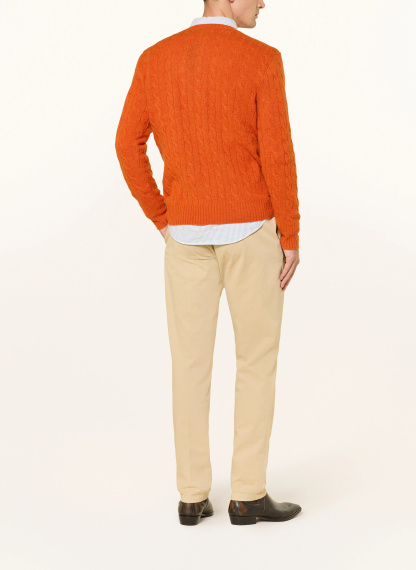 POLO RALPH LAUREN Pullover – DUNKELORANGE