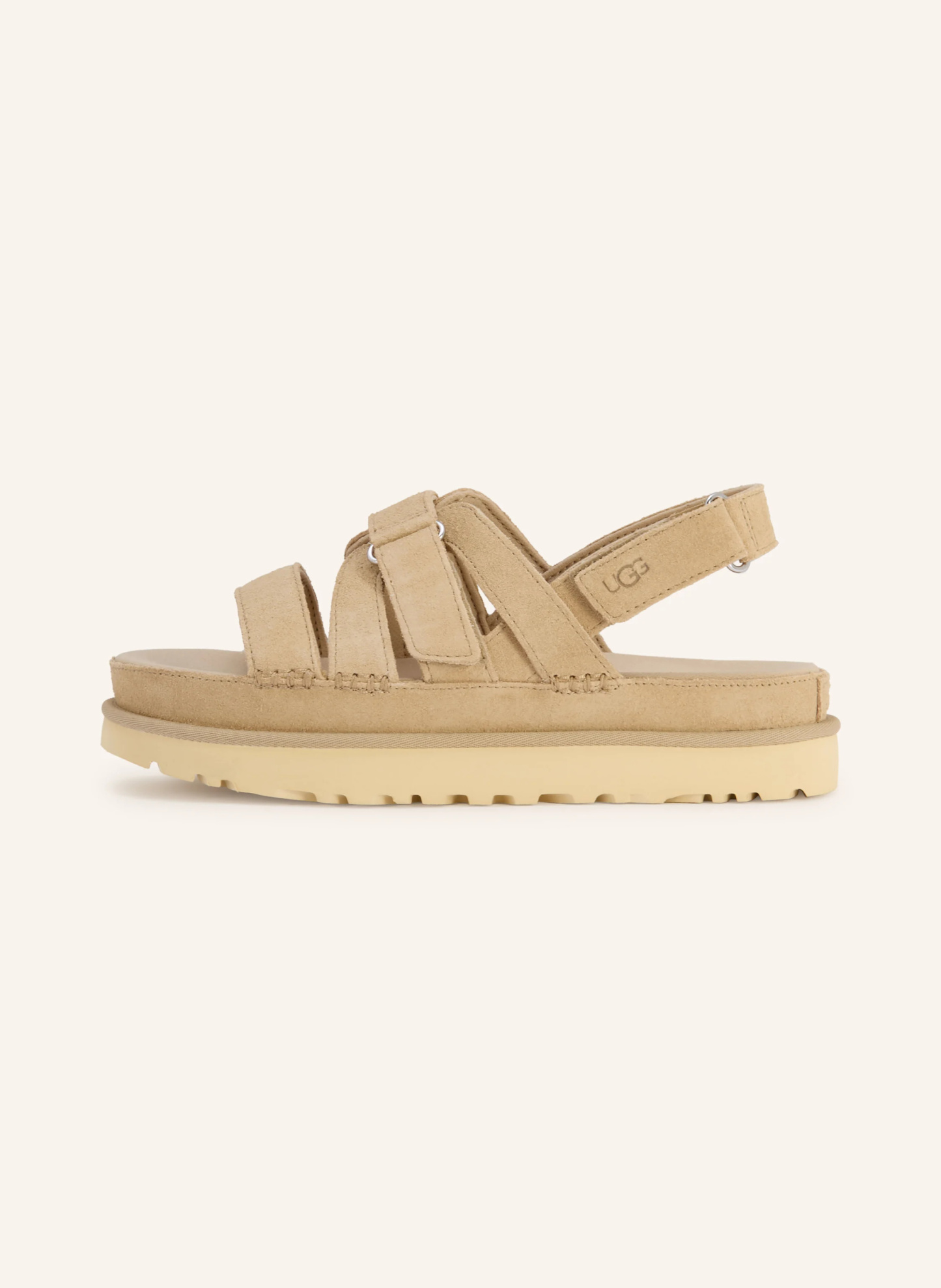 UGG Plateau-Sandalen GOLDENSTAR GLEAM – BEIGE