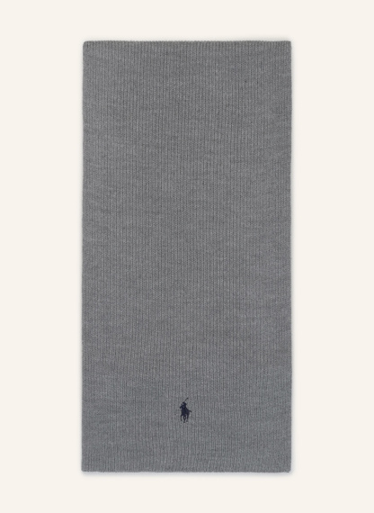 POLO RALPH LAUREN Schal aus Merinowolle – GRAU