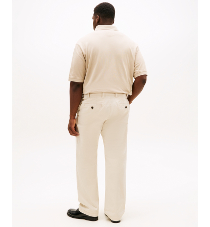 Tommy Hilfiger Men's Big & Tall TH Flex Stretch Custom-Fit Chino Pants - Sand Khaki