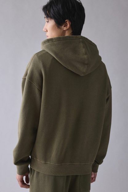 Standard Cloth Pregame Hoodie Sweatshirt - Burnt Olive Wash