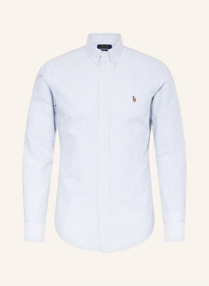 POLO RALPH LAUREN Oxfordhemd Slim Fit – HELLBLAU/ WEISS GESTREIFT